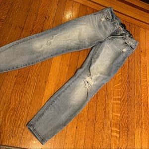 KENDALL&KYLIE ULTRA BABE SKINNY RIPPED JEANS